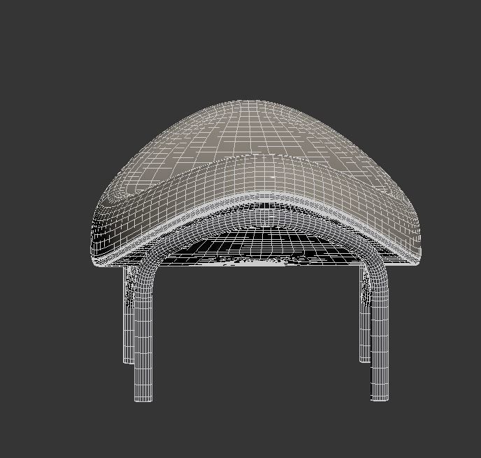 Chips Ottoman Low-poly 3D model_12