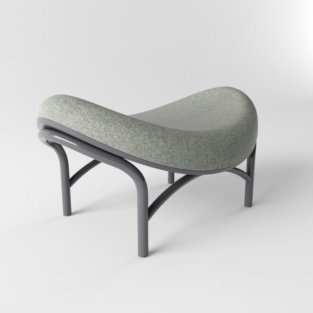 Chips Ottoman Low-poly 3D model_2