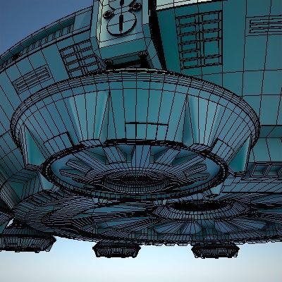 UFO Mothership 3D model_9