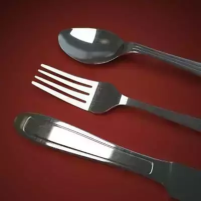 Silverware silver spoon