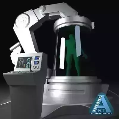 Futuristic Medical Device 3D model