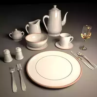 Dinner Ware 3D model