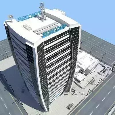 City Block 1 3D model