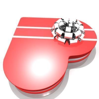 Chocolate Heart Box 3D model_8