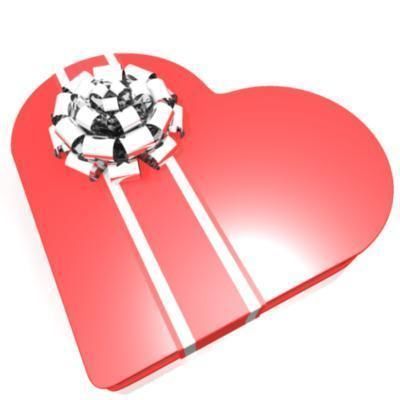 Chocolate Heart Box 3D model_14