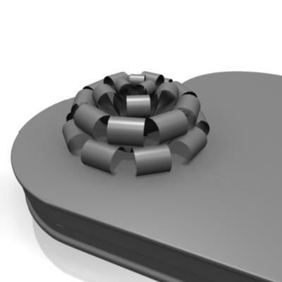 Chocolate Heart Box 3D model_4