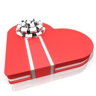 Chocolate Heart Box 3D model_15