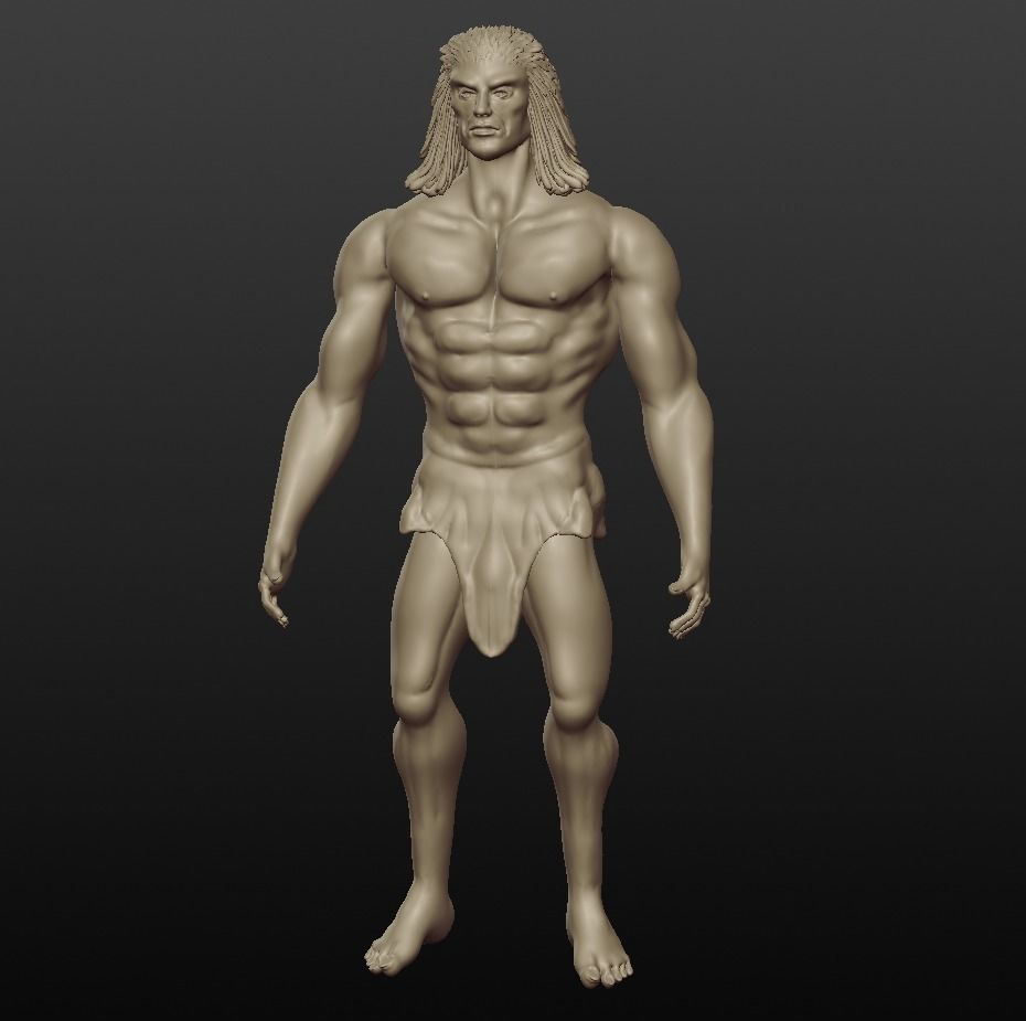 tarzan the ape man  3D model_6