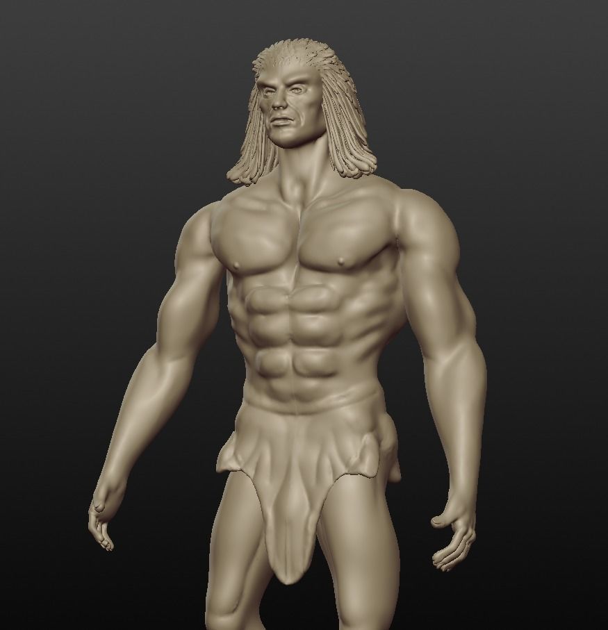 tarzan the ape man  3D model_3