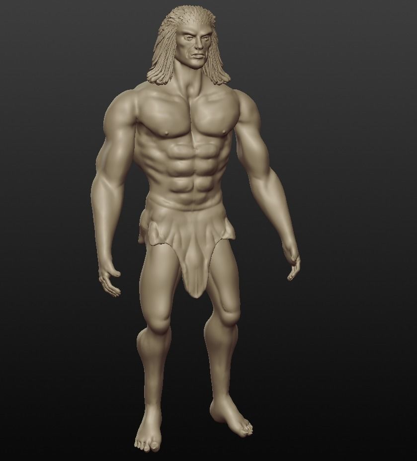 tarzan the ape man  3D model_10