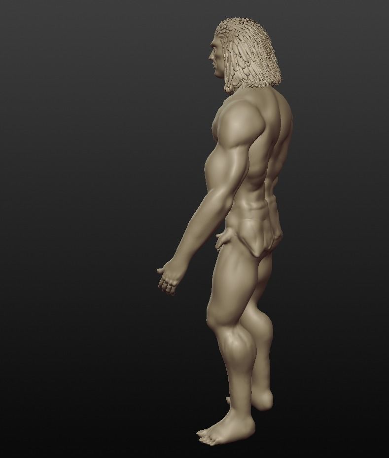 tarzan the ape man  3D model_9