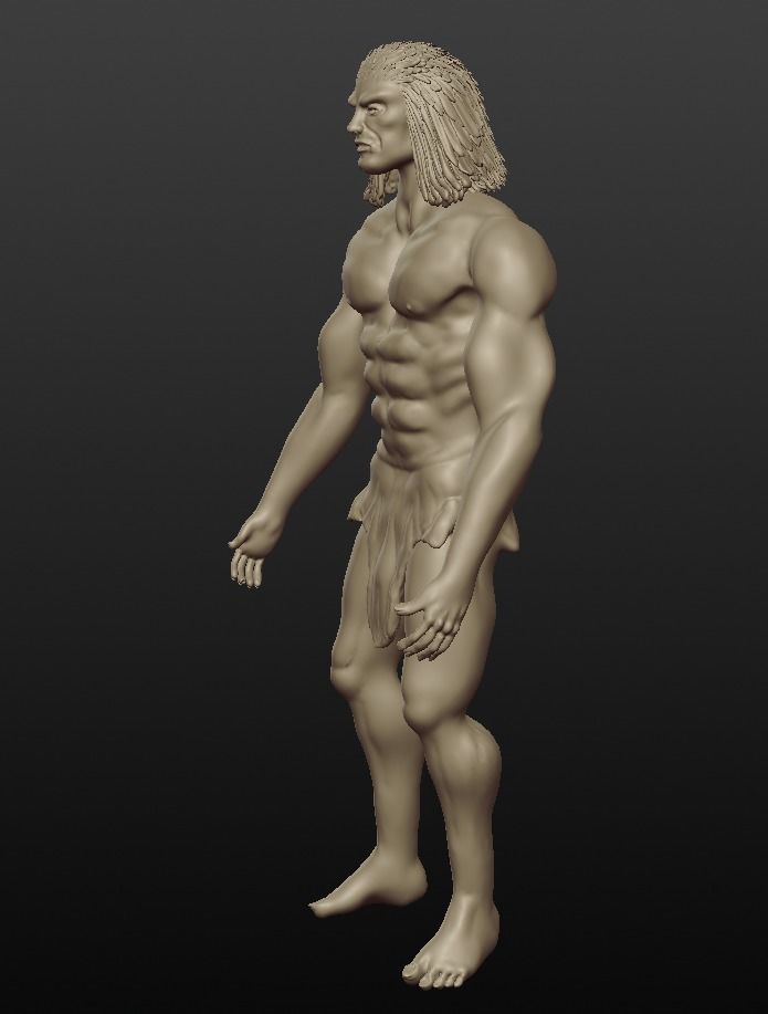 tarzan the ape man  3D model_5