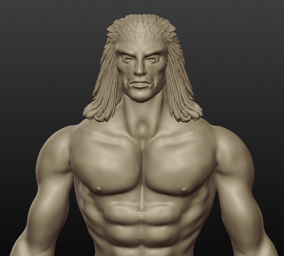 tarzan the ape man  3D model_4