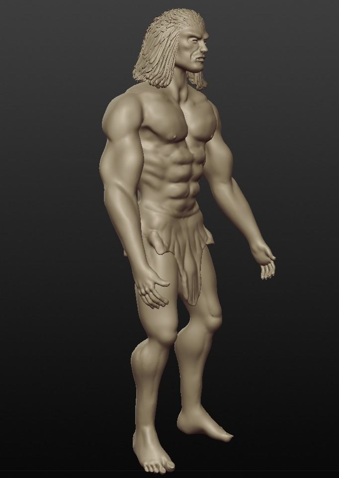 tarzan the ape man  3D model_7