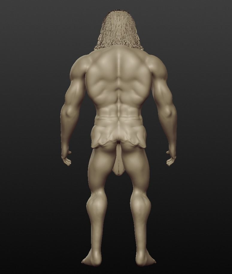 tarzan the ape man  3D model_8