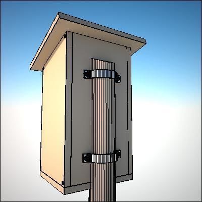 Bird House  3D model_8