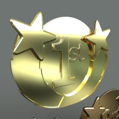 Award Medals 3D model_9