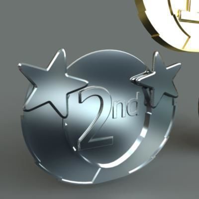 Award Medals 3D model_10