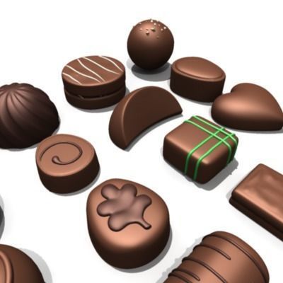 20 Chocolates 3D model_22