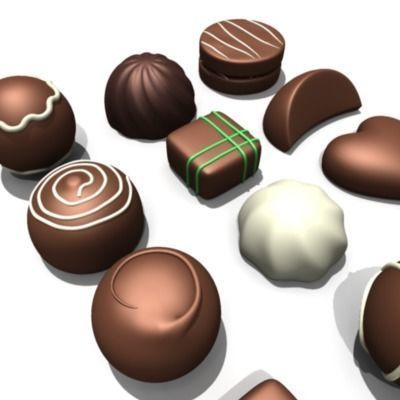 20 Chocolates 3D model_9