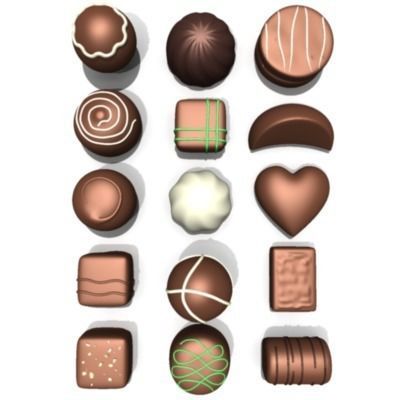20 Chocolates 3D model_10