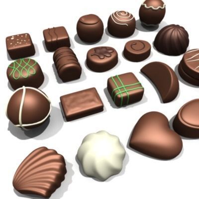 20 Chocolates 3D model_17