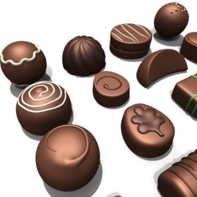 20 Chocolates 3D model_21