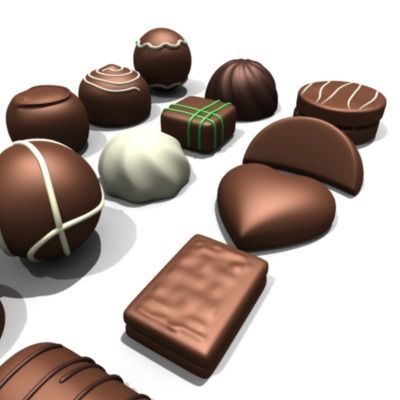 20 Chocolates 3D model_8