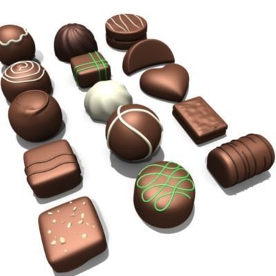 20 Chocolates 3D model_6