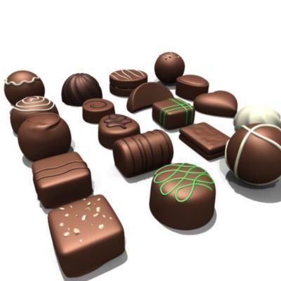 20 Chocolates 3D model_20