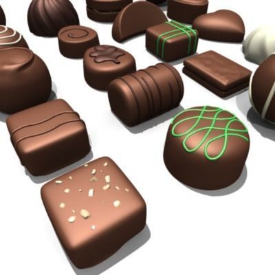 20 Chocolates 3D model_16
