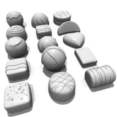 20 Chocolates 3D model_3