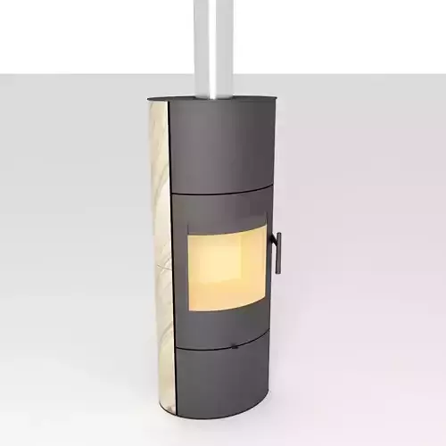 Romotop Evora Akum ceramic wood fireplace stove