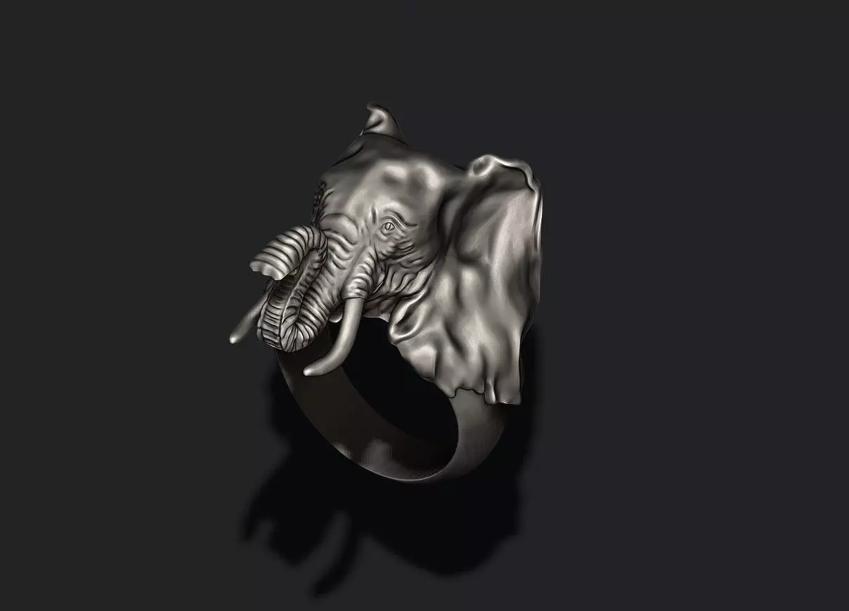 elephant ring 3D print model_0
