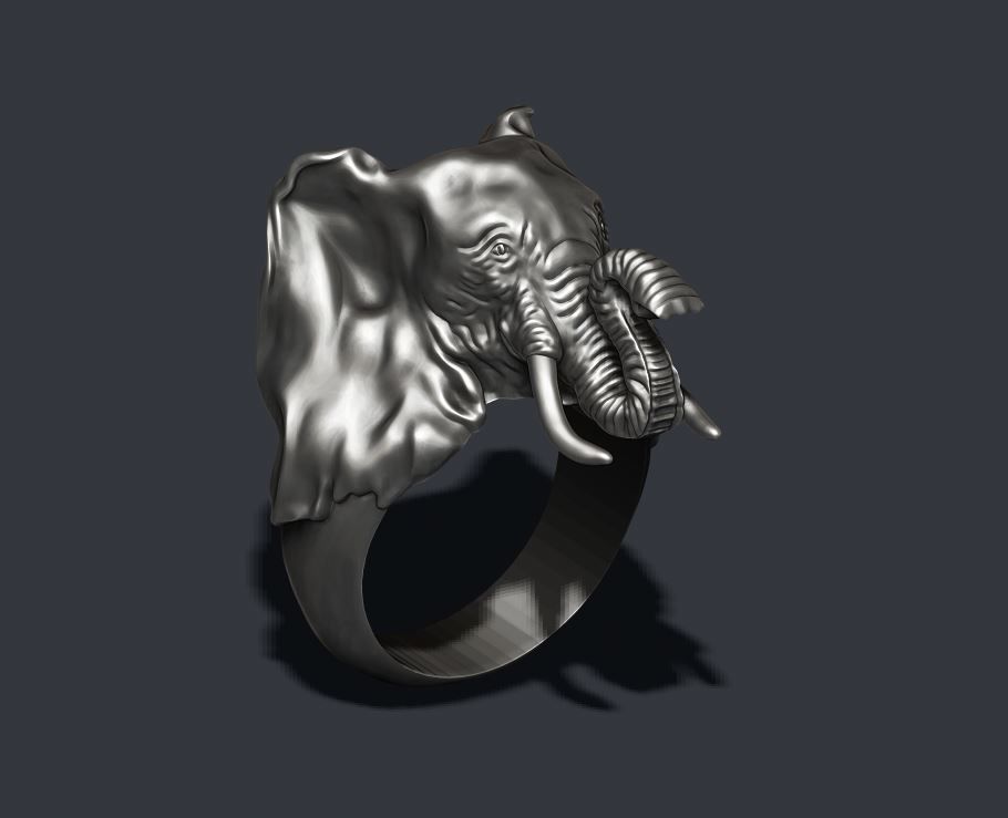 elephant ring 3D print model_5