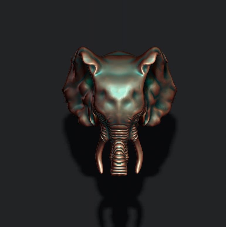 elephant ring 3D print model_1
