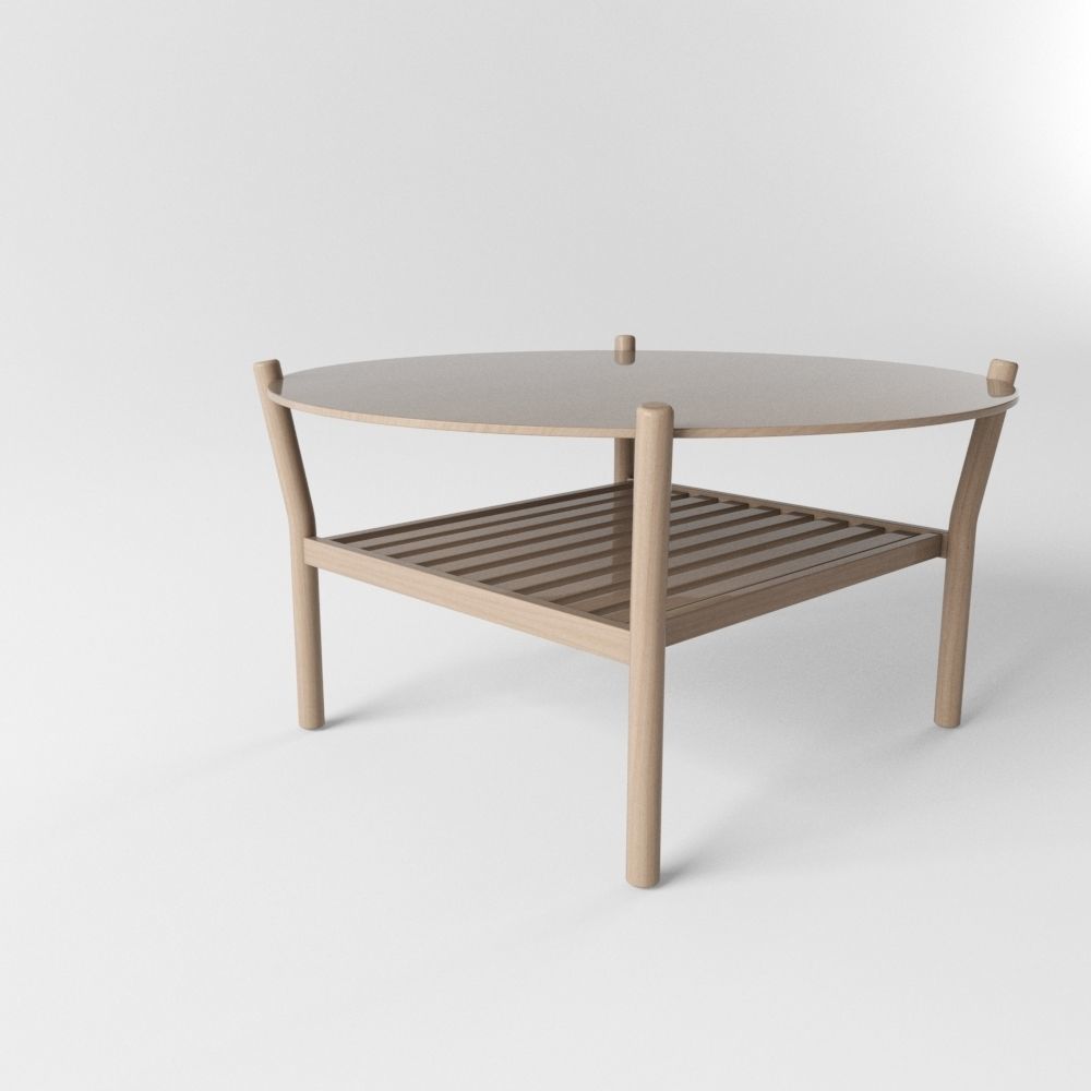 Table Anix 418 Low-poly 3D model_3