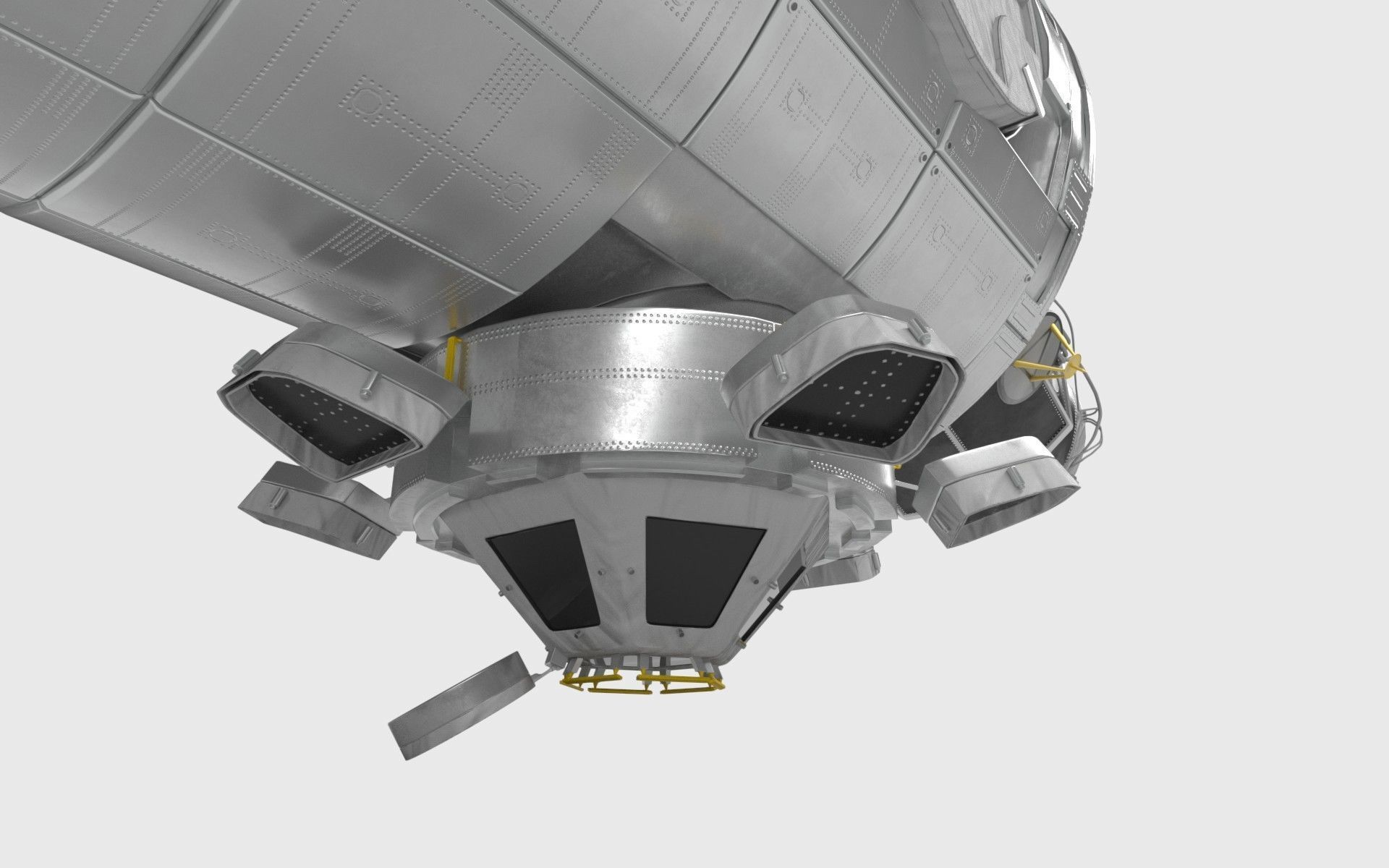 Node Three module on ISS 2019 3D model_12