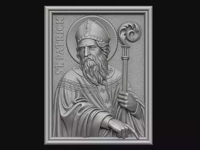Saint Patrick Medallion 3D print model
