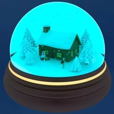 Snow Globe 3D model