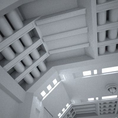 SciFi Corridor A 3D model_15