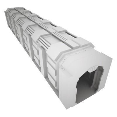 SciFi Corridor A 3D model_20