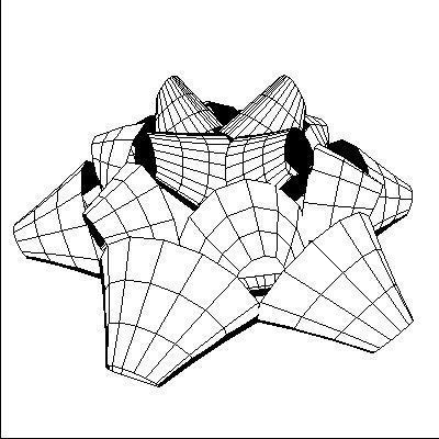 Ribbon 1 bow 3D model_5