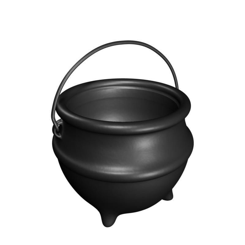 Pot of Gold 3D model_6