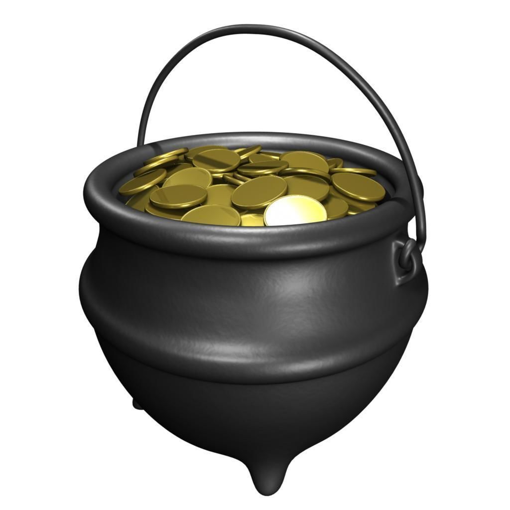 Pot of Gold 3D model_3