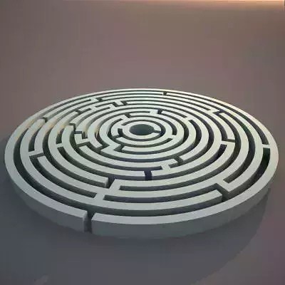 Circle Maze 3D model