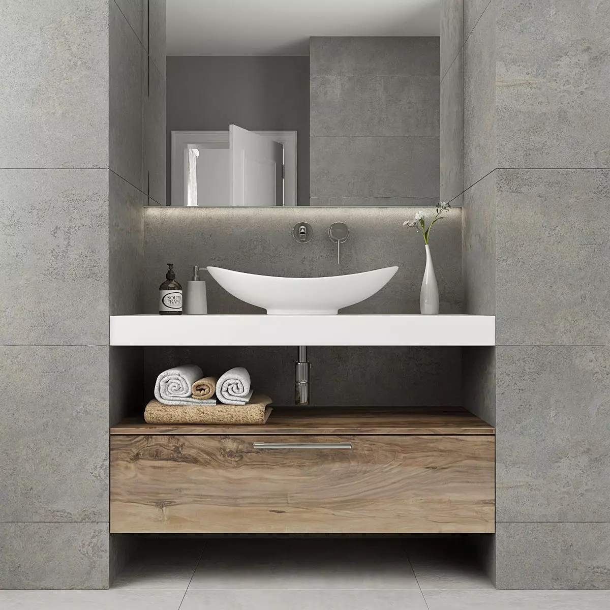 Furniture and decor for bathrooms 7 3D model