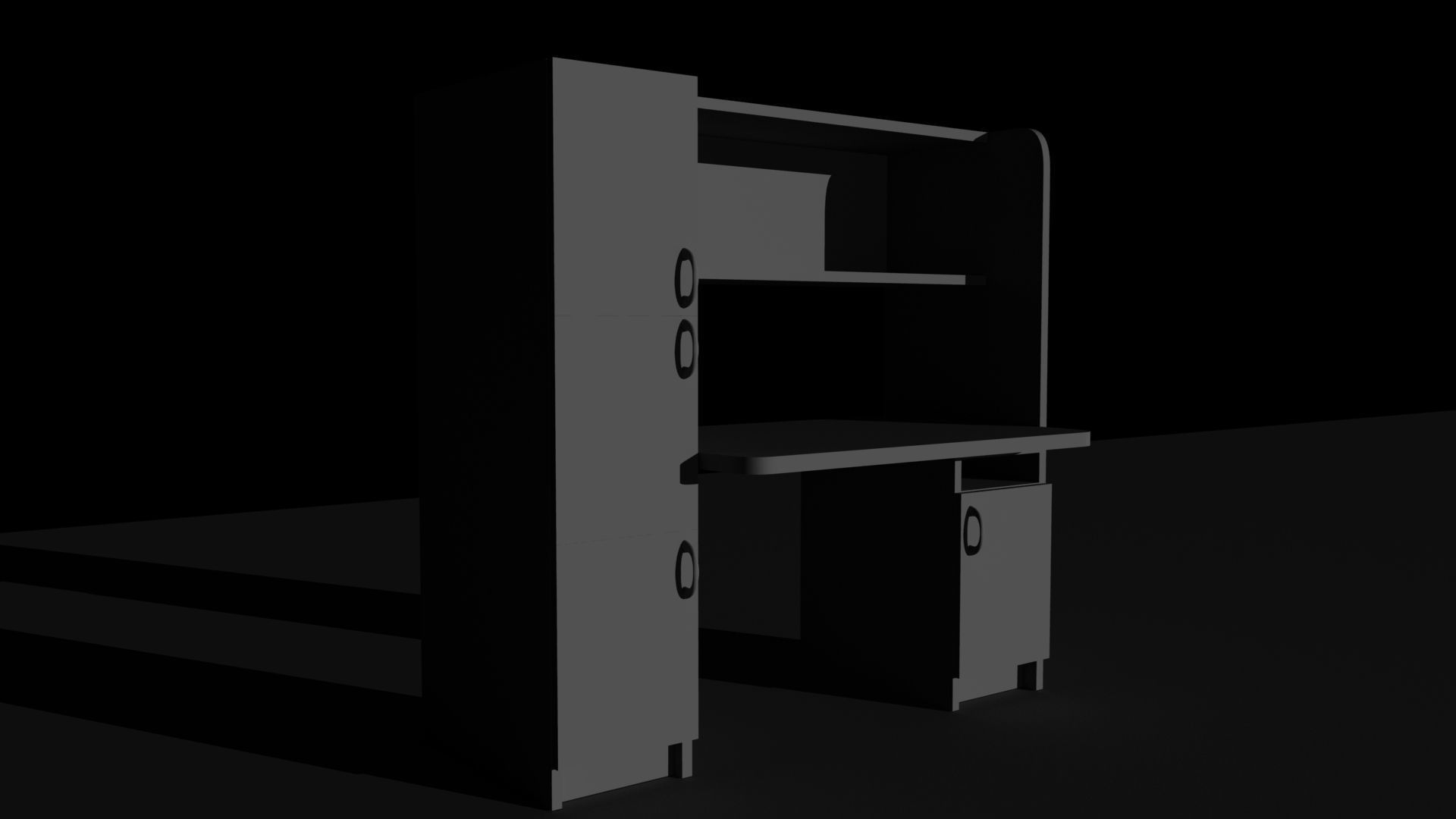 Cupboard-2 3D model_1