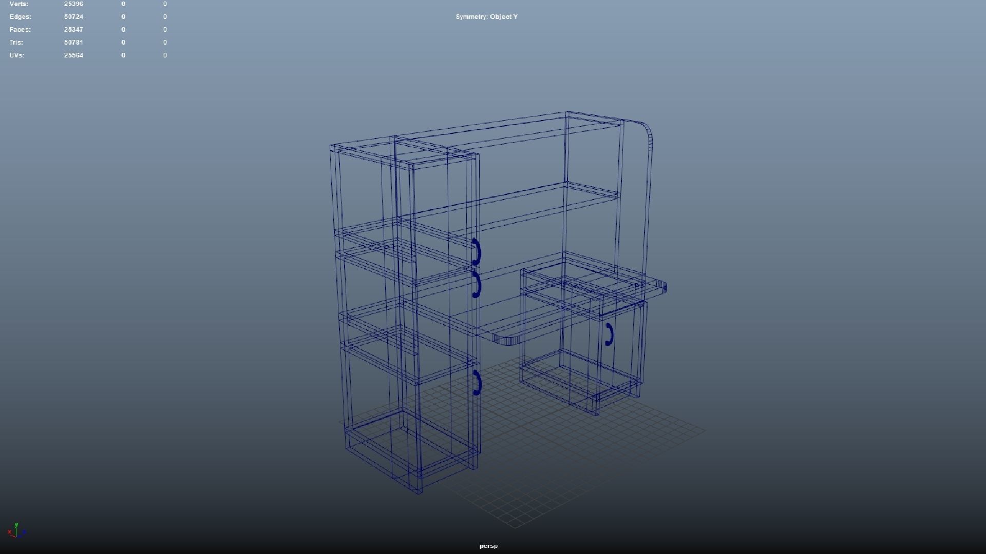 Cupboard-2 3D model_5