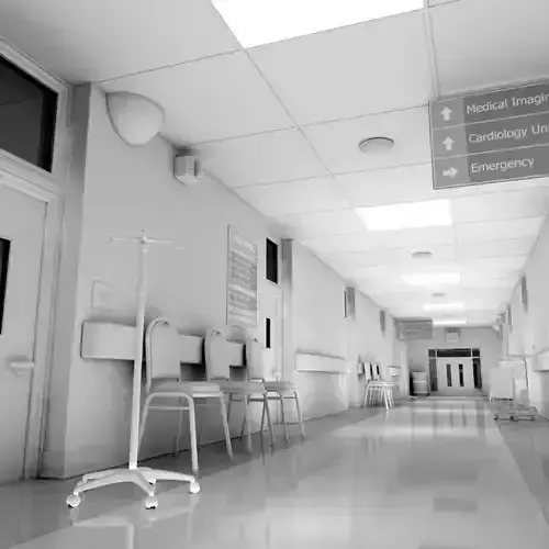 Hospital Hallway 1 White